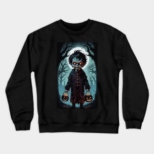 Trick or Treat Zombie Kid Crewneck Sweatshirt